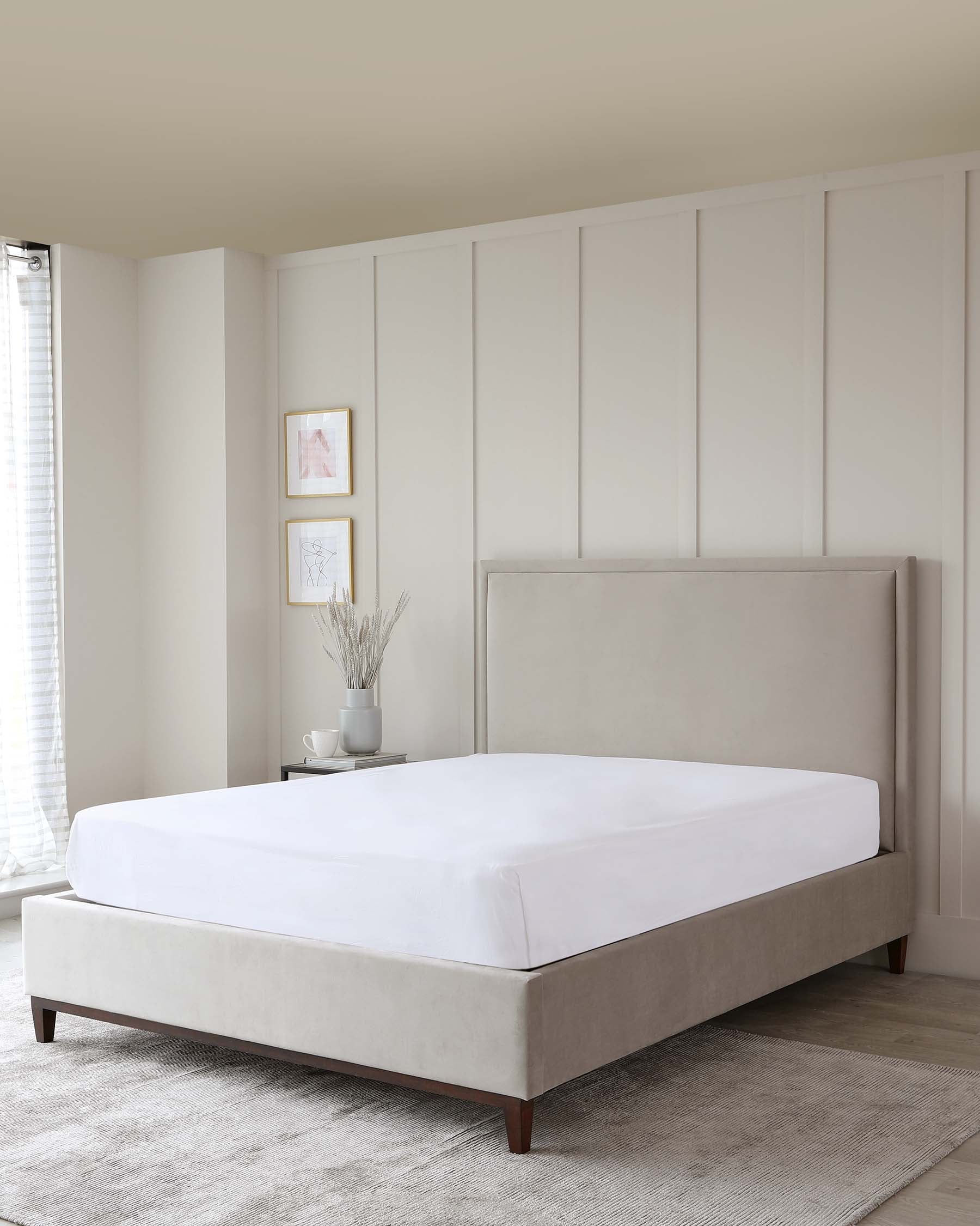 Monica Champagne Velvet King Size Ottoman Storage Bed